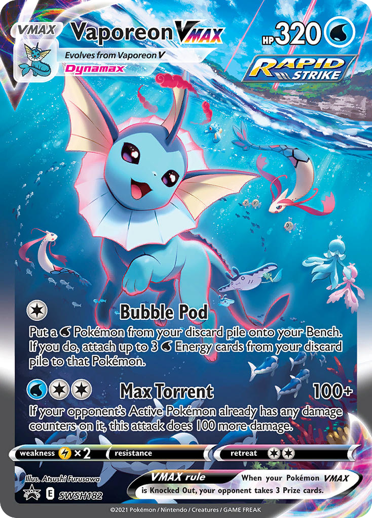 Vaporeon VMAX - SWSH182