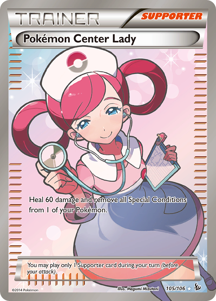 Pokemon Center Lady (105 Full Art)